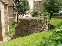 Carcassonne - Bastide St Louis - Ruines de tour pres de la Cathedrale St Michel